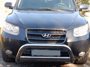 Hyundai Santa Fe 2 2006-2012 рр. Кенгурятник Winbo (нерж.) фото 3