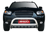 Hyundai Santa Fe 2 2006-2012 рр. Кенгурятник Winbo (нерж.) фото 1