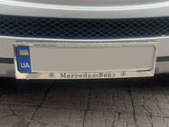 Рамка під номер хром Mercedes (1 шт, нержавіюча сталь) фото 1