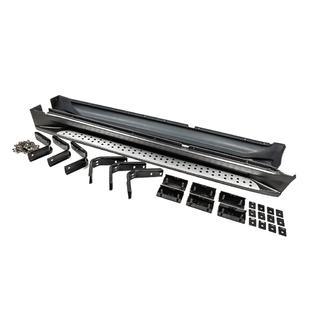 Бокові пороги OEM BMW (2 шт, алюм.) Hyundai Tucson JM 2004- рр. фото 1