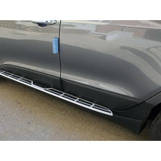 Бокові пороги Libao OEM V3 (2 шт, пластик) Hyundai IX-35 2010-2015 рр. фото 1