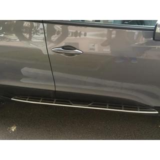 Бокові пороги Libao OEM V3 (2 шт, пластик) Hyundai IX-35 2010-2015 рр. фото 3