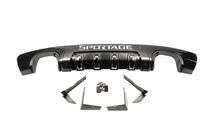 Kia Sportage 2004-2010 рр. Задня накладка Libao (пластик) фото 2