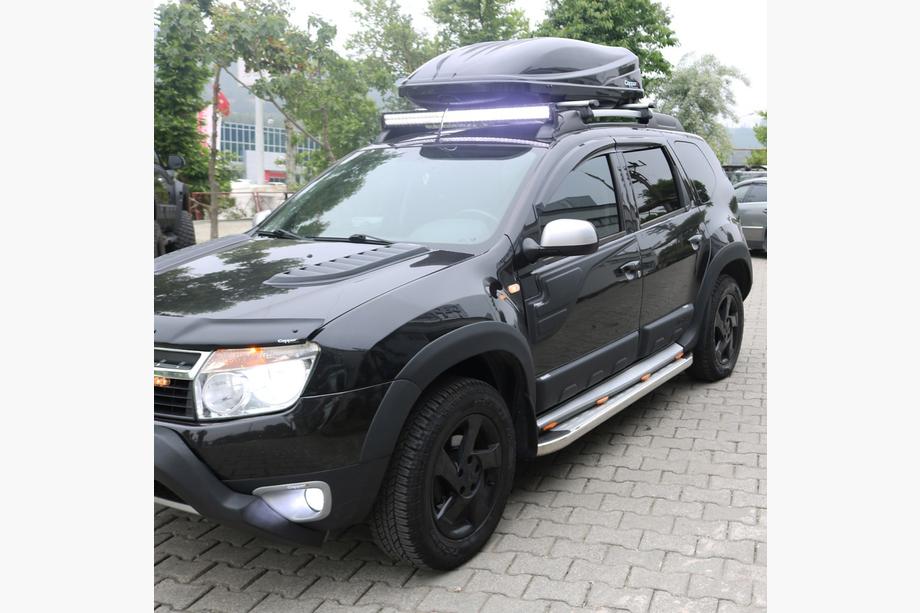 Dacia Duster 2008-2018 рр. Верхні накладки на двері (2шт) Фото 5