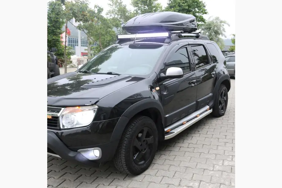 Renault Duster 2008-2017 рр. Верхні накладки на двері (2шт) Фото 8