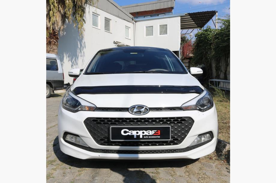Hyundai I-20 2014-2020 рр. Дефлектор капота (EuroCap) Фото 3