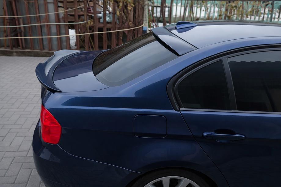 BMW 3 серія E90/E91 2005-2011 рр. Бленда EuroCap (ABS, чорний глянець) Image