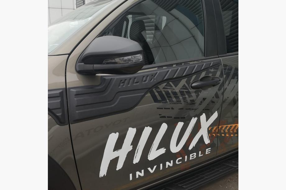 Toyota Hilux 2015- рр. Молдинг на верх дверей (4 шт, ABS) Фото 6