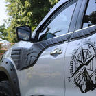 Nissan Navara/NP300 2016- рр. Молдинг на верх дверей (6 шт, ABS) фото 6