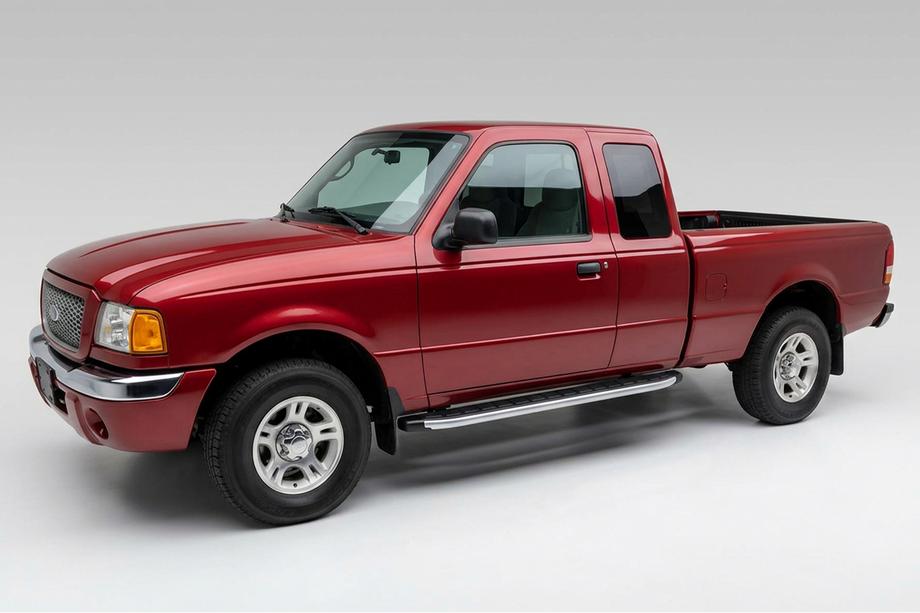 Ford Ranger 2002-2006 рр. Бокові пороги Fullmond (2 шт., Алюміній) Image