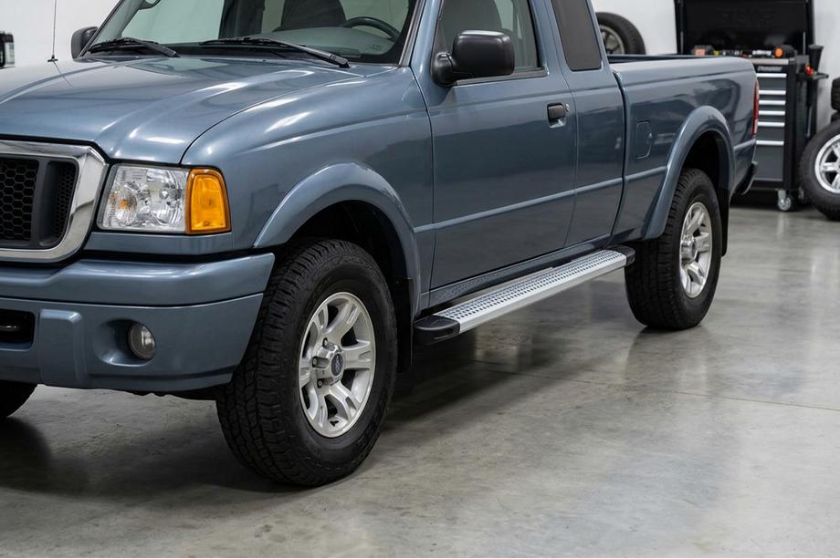 Ford Ranger 2002-2006 рр. Бокові пороги Maya V2 (2 шт., Алюміній) Image