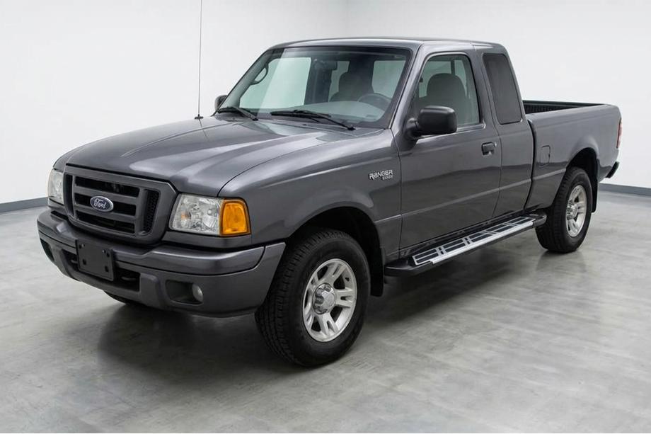 Ford Ranger 2002-2006 рр. Бокові пороги Sunrise (2 шт., Алюміній) Image