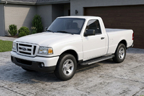Ford Ranger 2002-2006 рр. Бокові пороги Duru (2 шт., Алюміній) фото 1