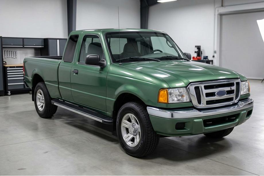 Ford Ranger 2002-2006 рр. Бокові пороги Maya V1 (2 шт., Алюміній) Image
