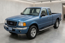Ford Ranger 2002-2006 рр. Бокові пороги Maydos V1 (2 шт., Алюміній ↗ нерж) фото 1