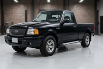 Ford Ranger 2002-2006 рр. Бокові пороги Rainbow (2 шт., Алюміній) фото 1
