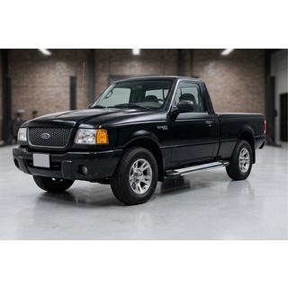 Бокові пороги Rainbow (2 шт., Алюміній) Ford Ranger 2002-2006 рр. фото 1