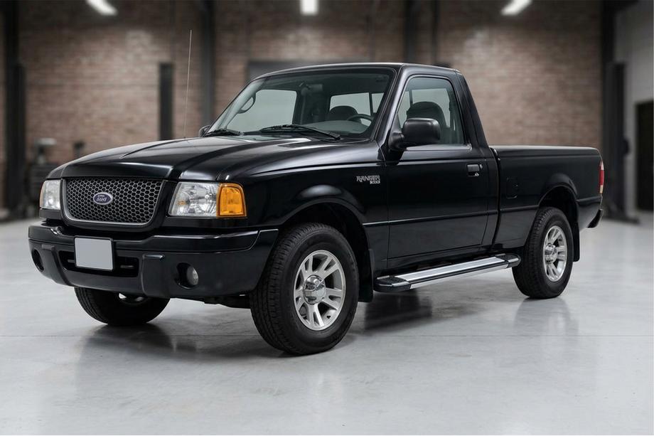 Ford Ranger 2002-2006 рр. Бокові пороги Rainbow (2 шт., Алюміній) Image