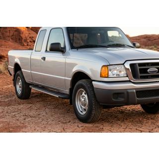 Бокові пороги Bosphorus Grey (2 шт., Алюміній) Ford Ranger 2002-2006 рр. фото 1