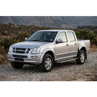 Бокові пороги RedLine (2007-2012, 2 шт., Алюміній) Isuzu D-Max 2002-2011 рр. фото 1