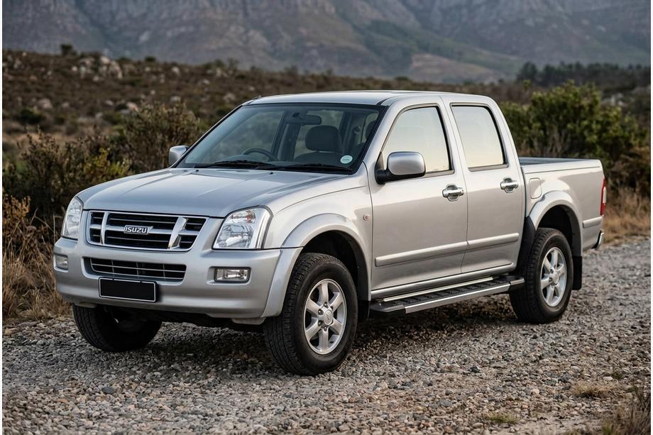 Isuzu D-Max 2002-2011 рр. Бокові пороги RedLine (2007-2012, 2 шт., Алюміній) Image