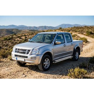 Бокові пороги Maydos V2 (2007-2012, 2 шт., Алюміній) Isuzu D-Max 2002-2011 рр. фото 1