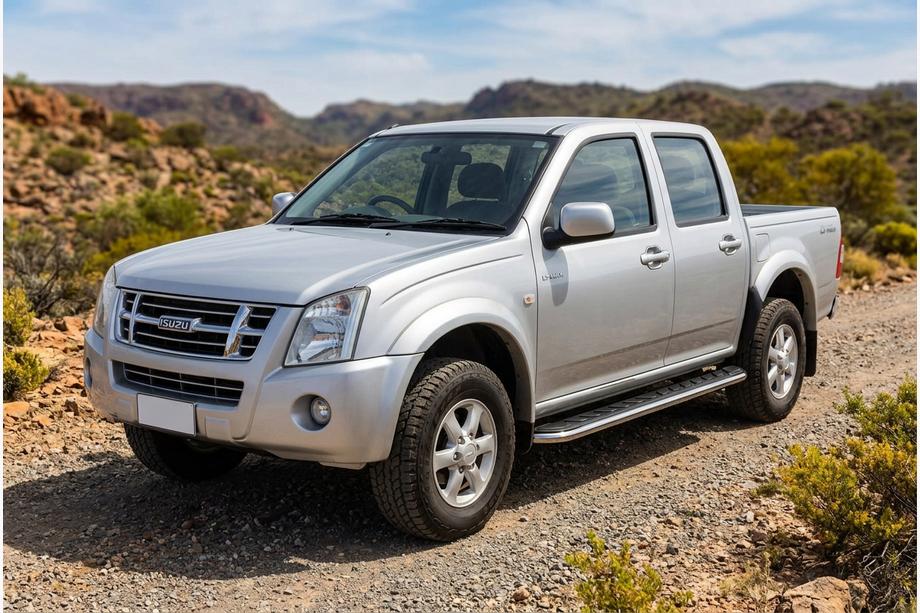 Isuzu D-Max 2002-2011 рр. Бокові пороги Maydos V1 (2007-2012, 2 шт., Алюміній) Image