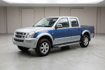 Isuzu D-Max 2002-2011 рр. Бокові пороги Duru (2007-2012, 2 шт., Алюміній) фото 1