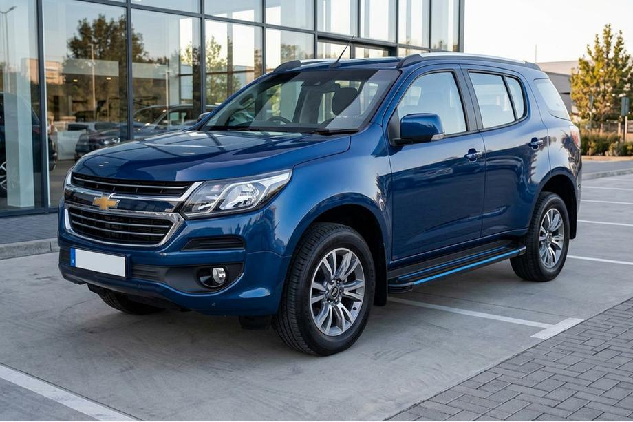 Chevrolet Trailblazer 2012-2019 рр. Бокові пороги Maya Blue (2 шт., Алюміній) Image