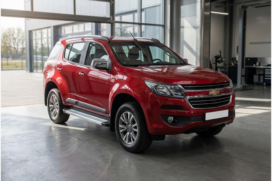 Chevrolet Trailblazer 2012-2019 рр. Бокові пороги Maya V2 (2 шт., Алюміній) Image