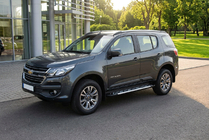 Chevrolet Trailblazer 2012-2019 рр. Бокові пороги Sunrise (2 шт., Алюміній) фото 1