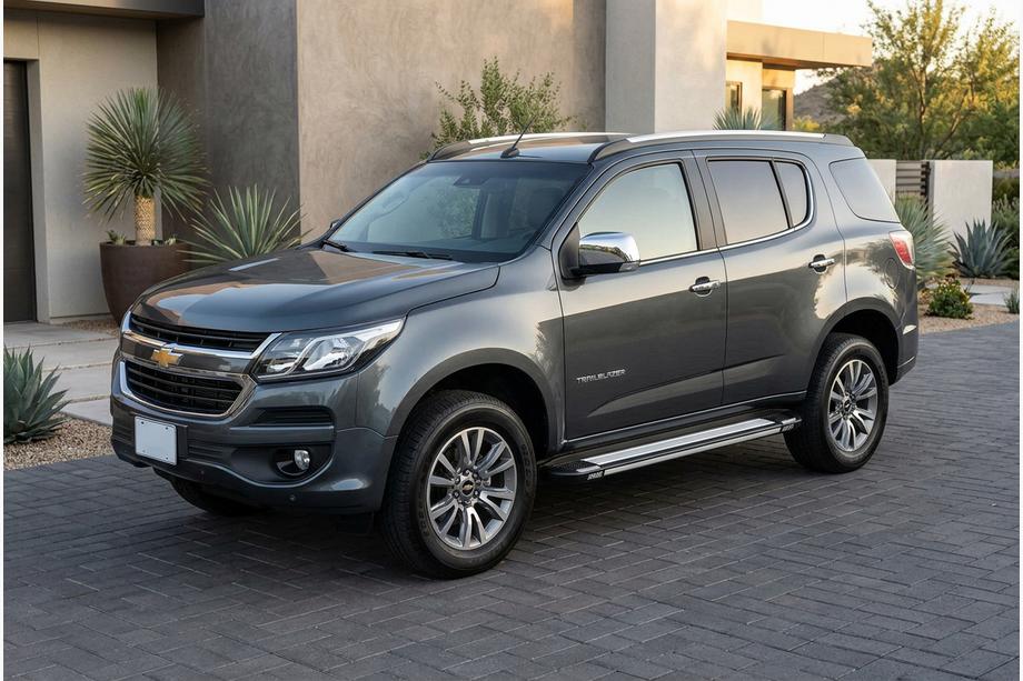 Chevrolet Trailblazer 2012-2019 рр. Бокові пороги Rainbow (2 шт., Алюміній) Image