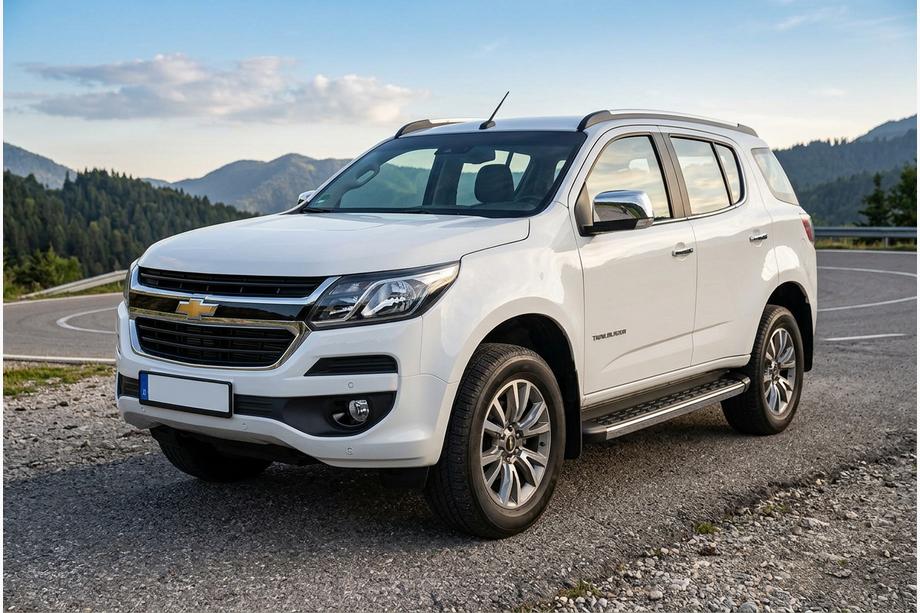 Chevrolet Trailblazer 2012-2019 рр. Бокові пороги BlackLine (2 шт., алюміній) Фото 1