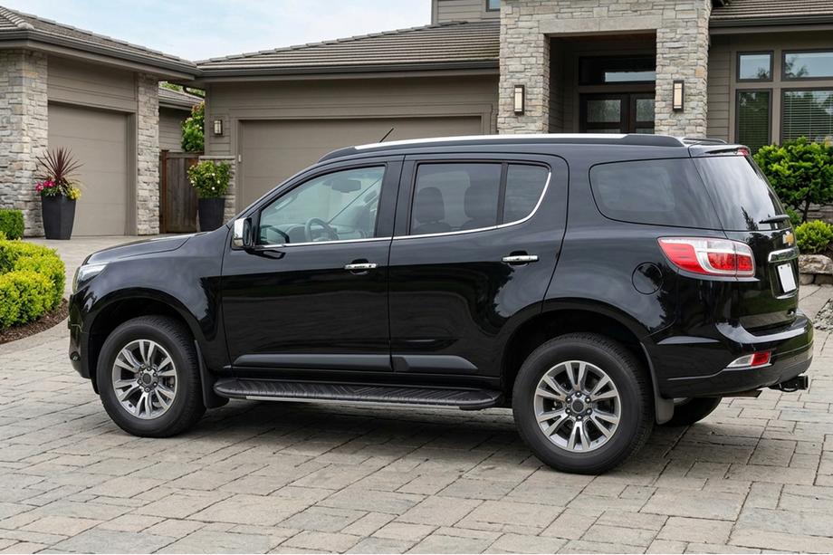 Chevrolet Trailblazer 2012-2019 рр. Бокові пороги Bosphorus Grey (2 шт., Алюміній) Image