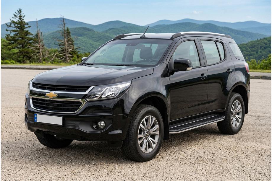 Chevrolet Trailblazer 2012-2019 рр. Бокові пороги Duru (2 шт., Алюміній) Image