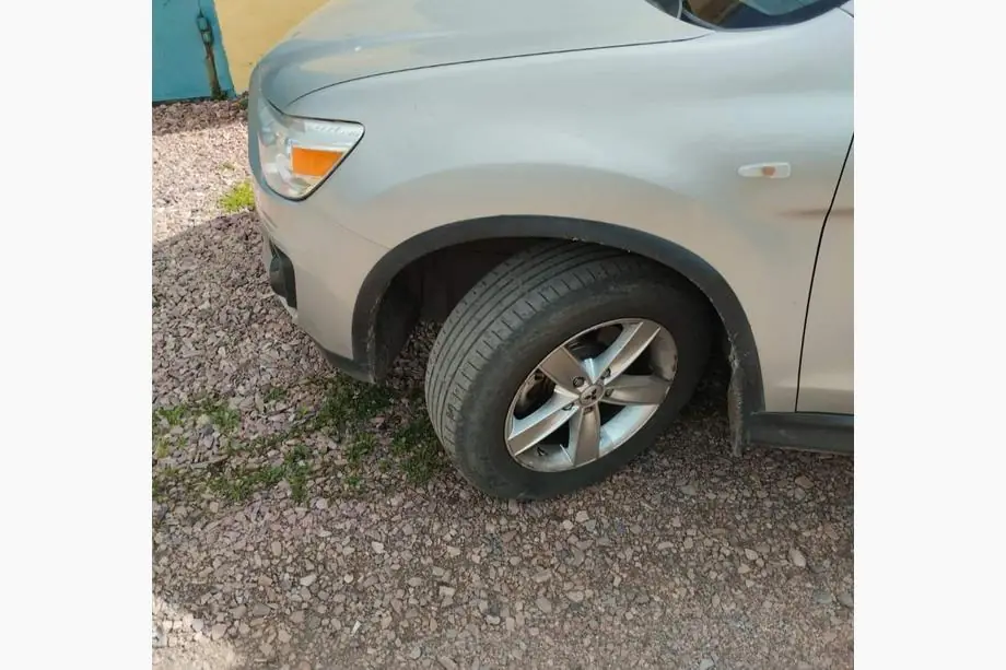 Mitsubishi ASX 2010-2023 рр. Накладки на арки 2012-2016 (4 шт, чорні, ABS-пластик)