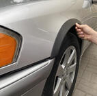 Mercedes C-class W202 1993-2001 рр. Накладки на арки (4 шт, чорні, ABS-пластик) фото 1