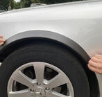 Mercedes C-class W202 1993-2001 рр. Накладки на арки (4 шт, чорні, ABS-пластик) фото 2