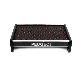 Полиця на панель (Чорна з червоною ниткою) Peugeot Boxer 2006-2025 рр. фото 2