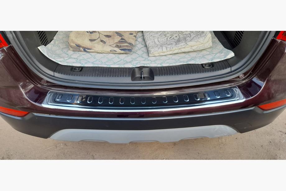 Opel Mokka 2012-2021 рр. Накладка на задній бампер V-1 Carmos (нерж) Фото 2