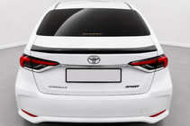 Toyota Corolla 2019- рр. Спойлер 1234 Upgrade (ABS-пластик) фото 2