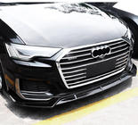 Audi A6 C8 2018-2025 рр. Передня лип накладка (чорна) фото 2