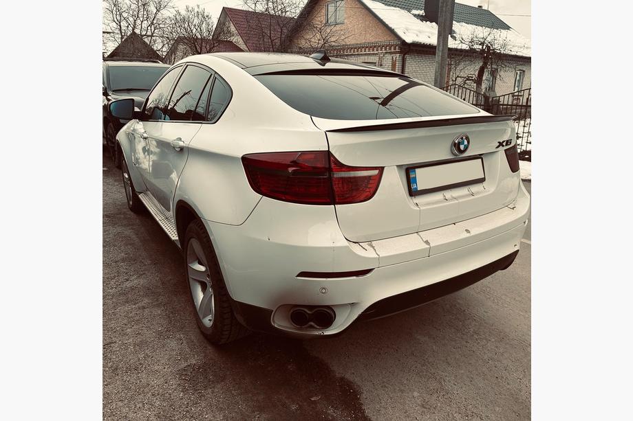 BMW X6 E71 2008-2014 рр. Спойлер LIP (1234 Upgrade, чорний) Фото 2