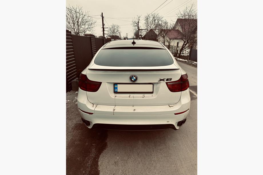 BMW X6 E71 2008-2014 рр. Спойлер LIP (1234 Upgrade, чорний) Фото 3