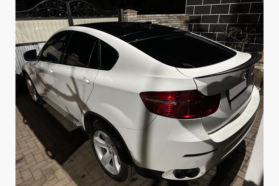 BMW X6 E71 2008-2014 рр. Спойлер LIP (1234 Upgrade, чорний) Фото 5