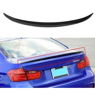 Спойлер LIP V2 (1234 Upgrade, чорний) BMW 3 серія F30/F31 2012-2019 рр. фото 1