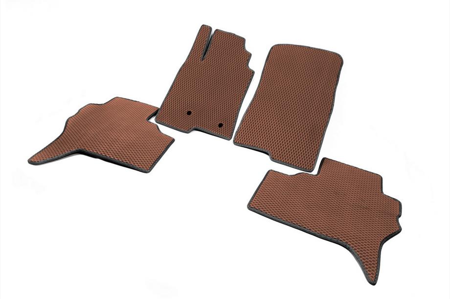 Mitsubishi Pajero Wagon IV 2006-2021 рр. Килимки EVA (цегляні) Фото 2