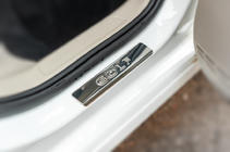 Накладки на пороги OmsaLine V2 (4 шт, нерж) фото 3