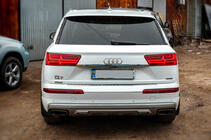 Audi Q7 2015- рр. Хром планка над номером (нерж) фото 4