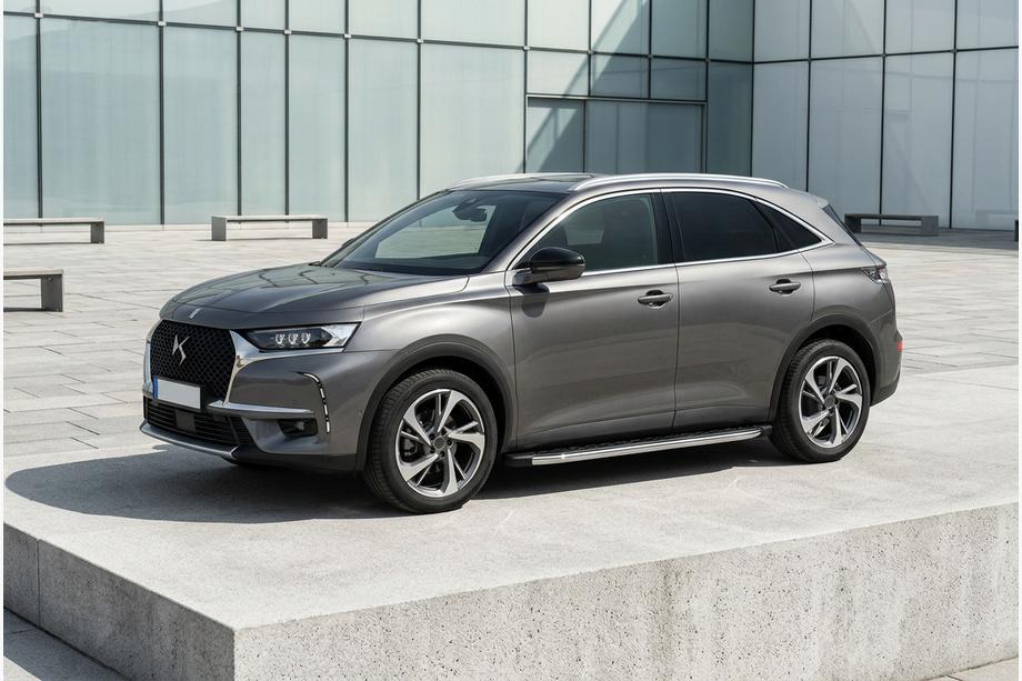 DS 7 Crossback 2017-2022 рр. Бокові пороги BlackLine (2 шт., Алюміній) Image